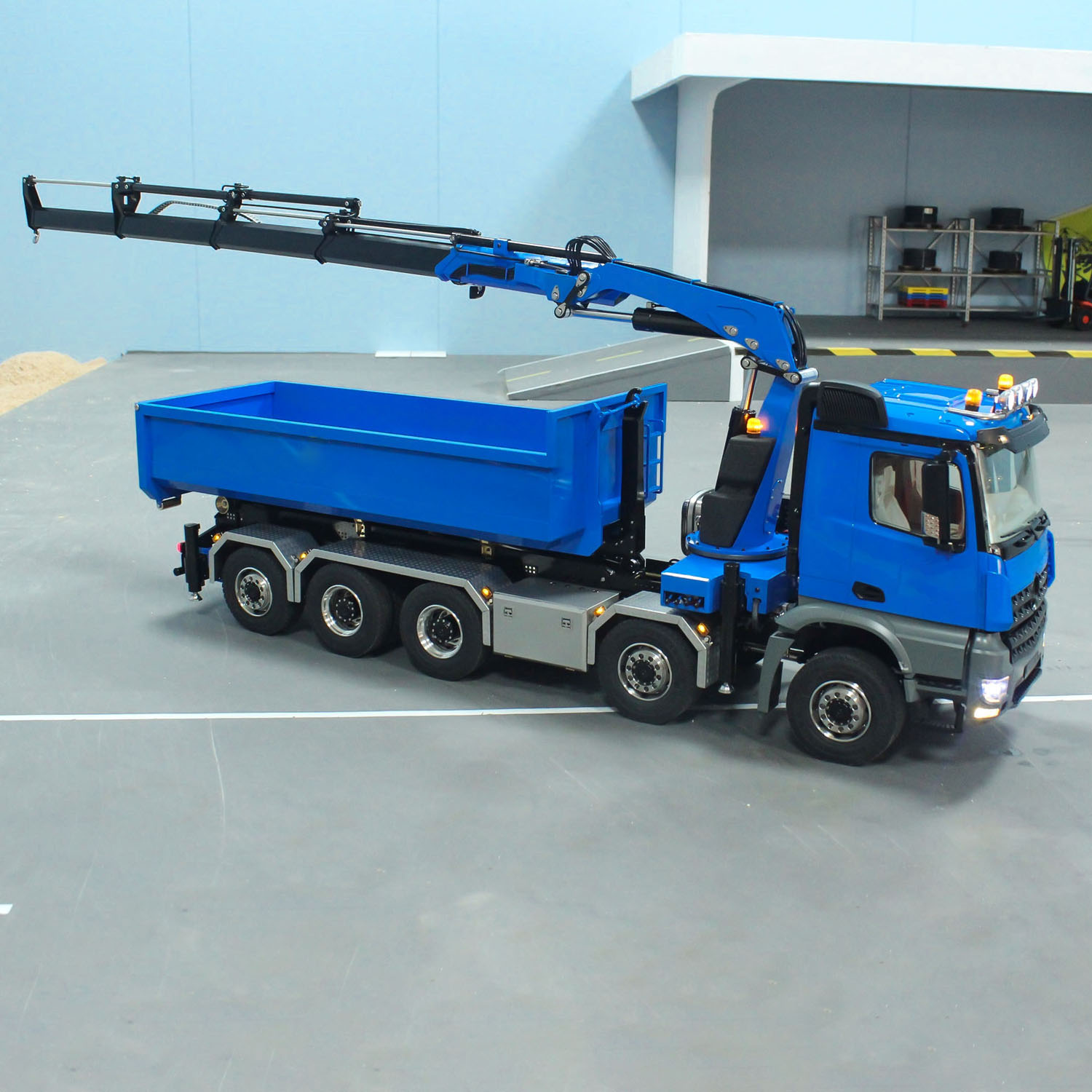 Rc Hobby Dump Truck - 10x10 RC 1/14 Hydraulic Metal Crane