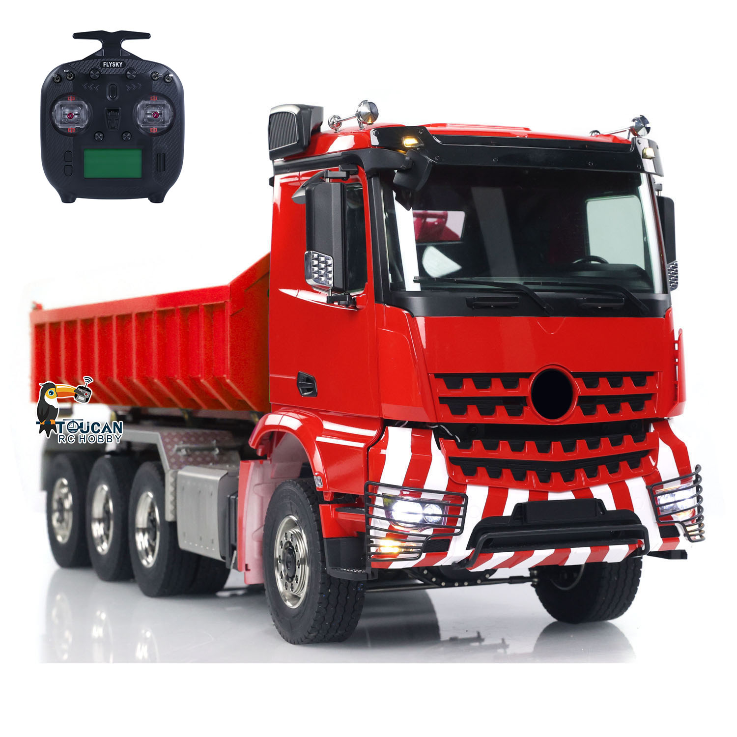 Rc Hobby Dump Truck - 1/14 8x8 RC Hydraulic Full-dump Truck