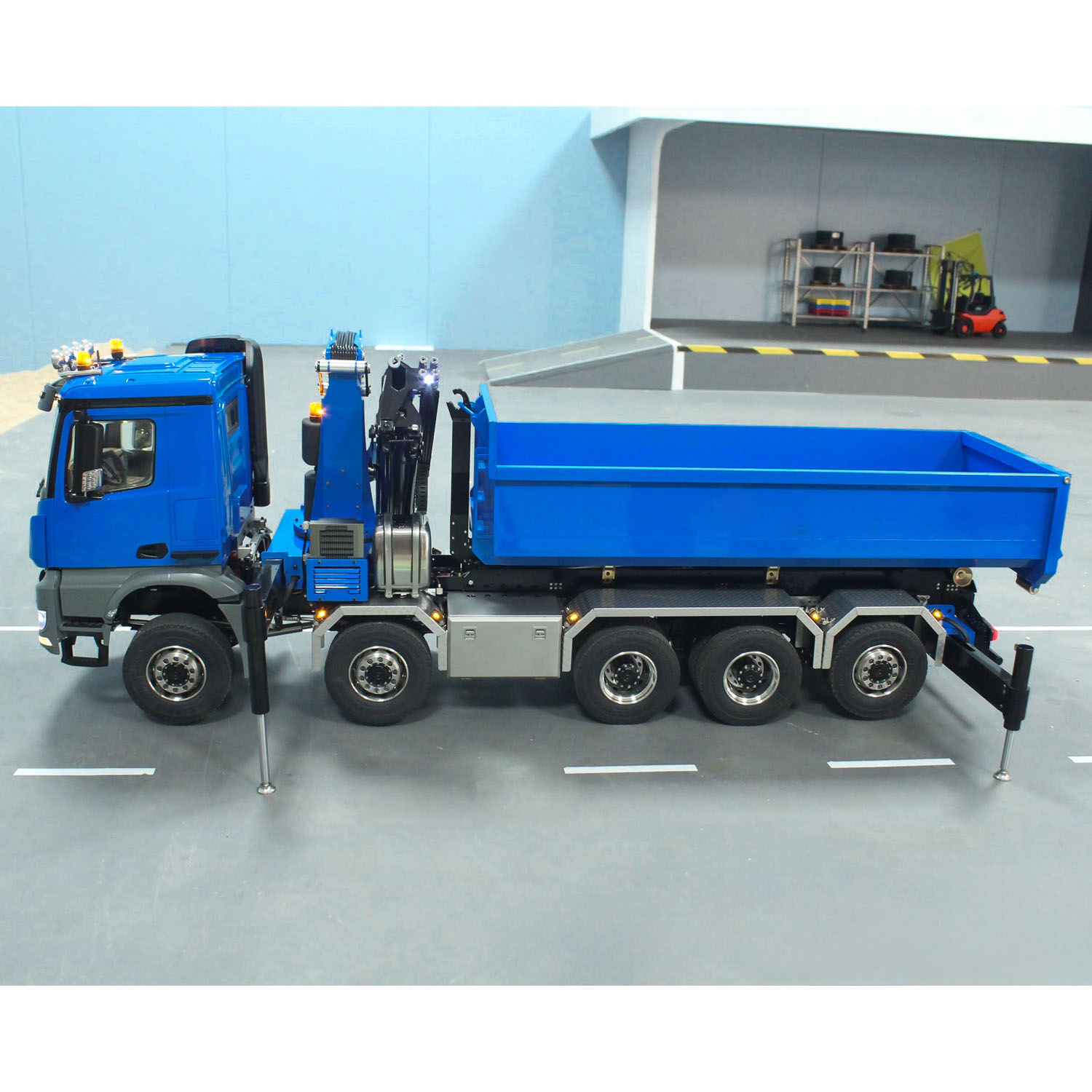 10x10 RC 1/14 Hydraulic Metal  - đánh giá và giá Rc Hobby Dump Truck
