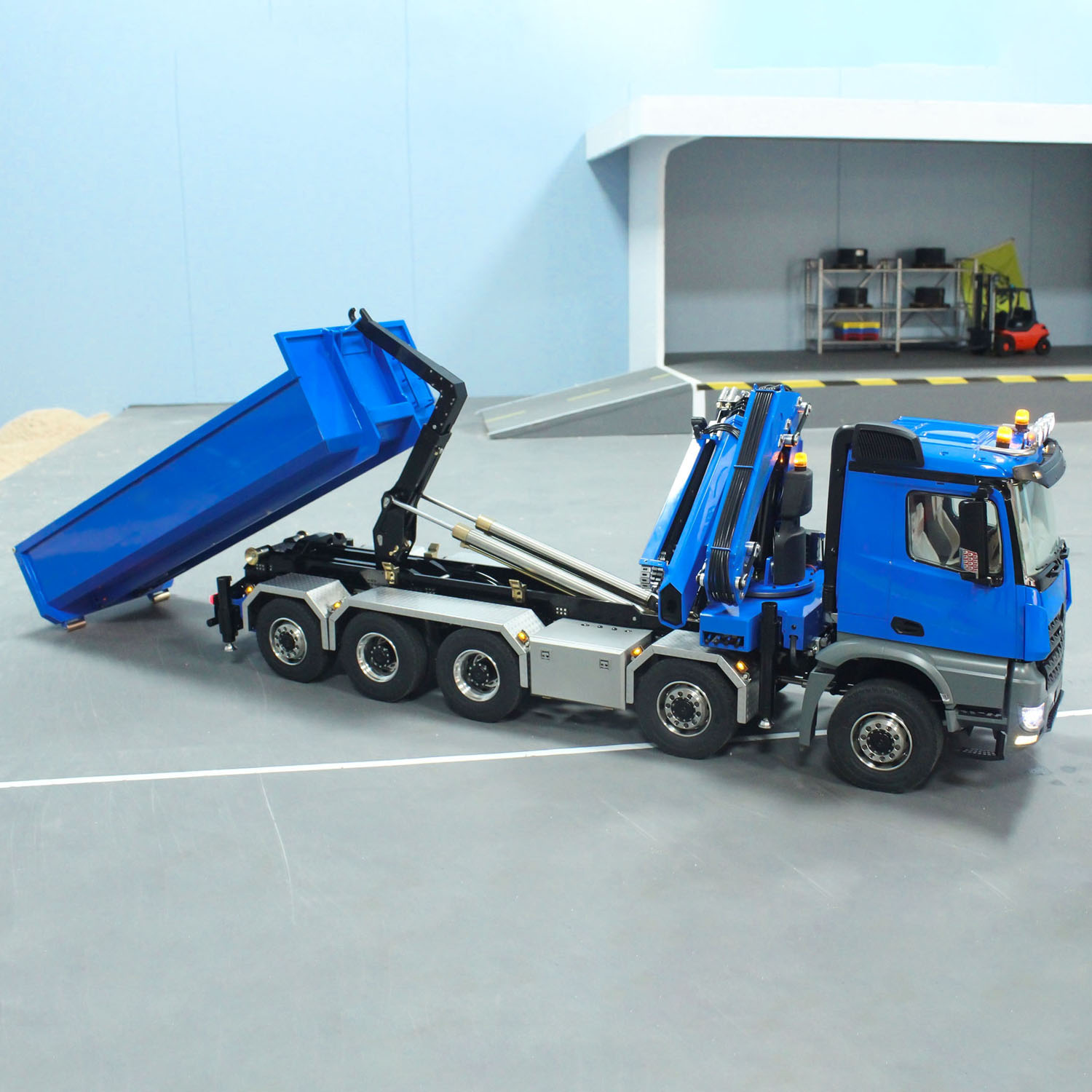10x10 RC 1/14 Hydraulic Metal  - đánh giá và giá Rc Hobby Dump Truck