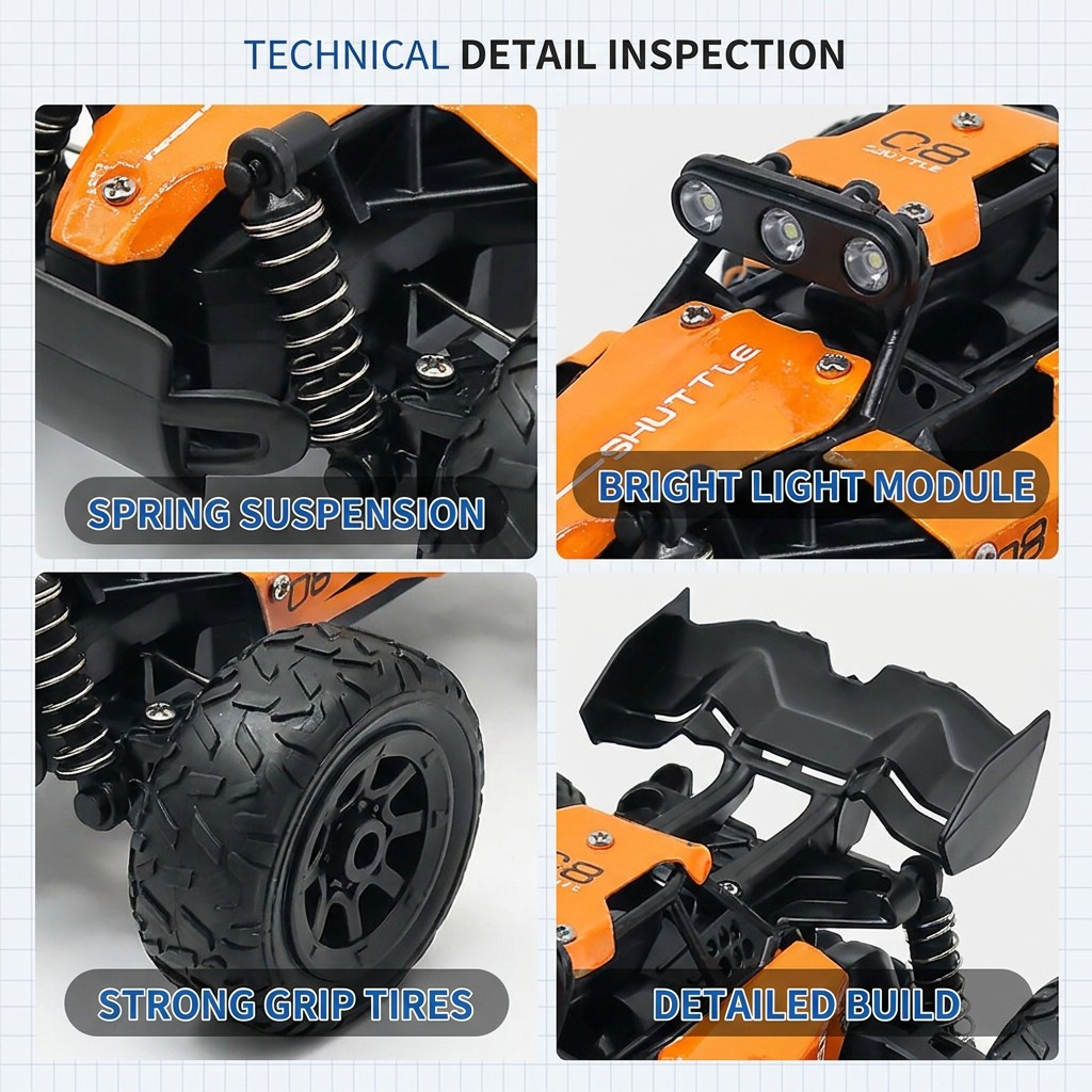 4WD RC Car 1:32 Scale Off-Road - đánh giá và giá Rc Hobby Dump Truck