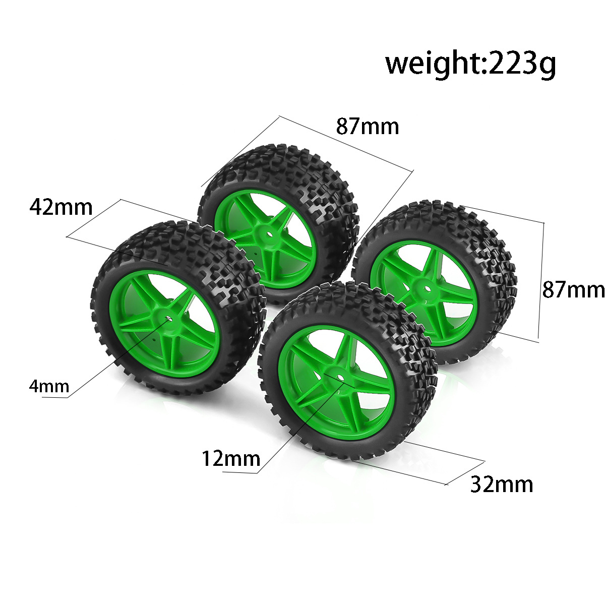 1/10 RC Off Road Tires And Whe - đánh giá và giá Rc Hobby Dump Truck