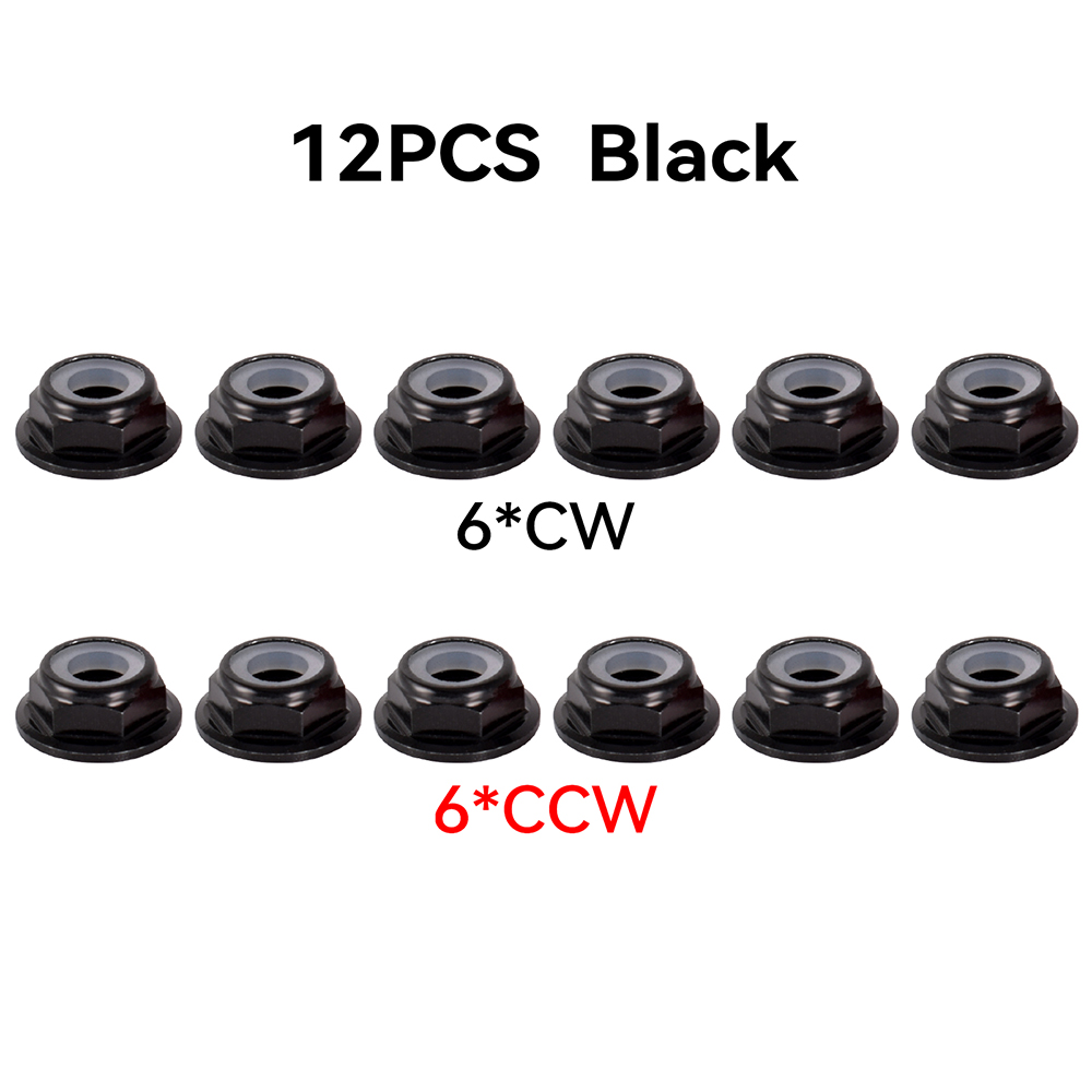 12pcs M5 Motor Screw Nuts Alum - đánh giá và giá Rc Hobby Tools