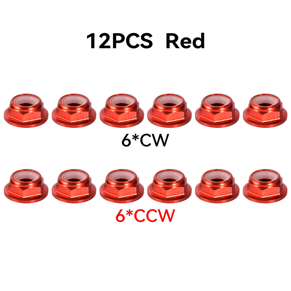 12pcs M5 Motor Screw Nuts Alum - đánh giá và giá Rc Hobby Tools