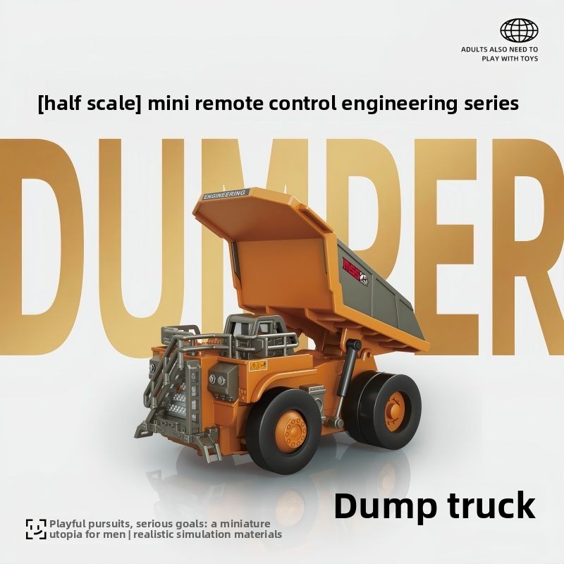 1:64 Metal RC Engineering Car  - đánh giá và giá Rc Hobby Dump Truck