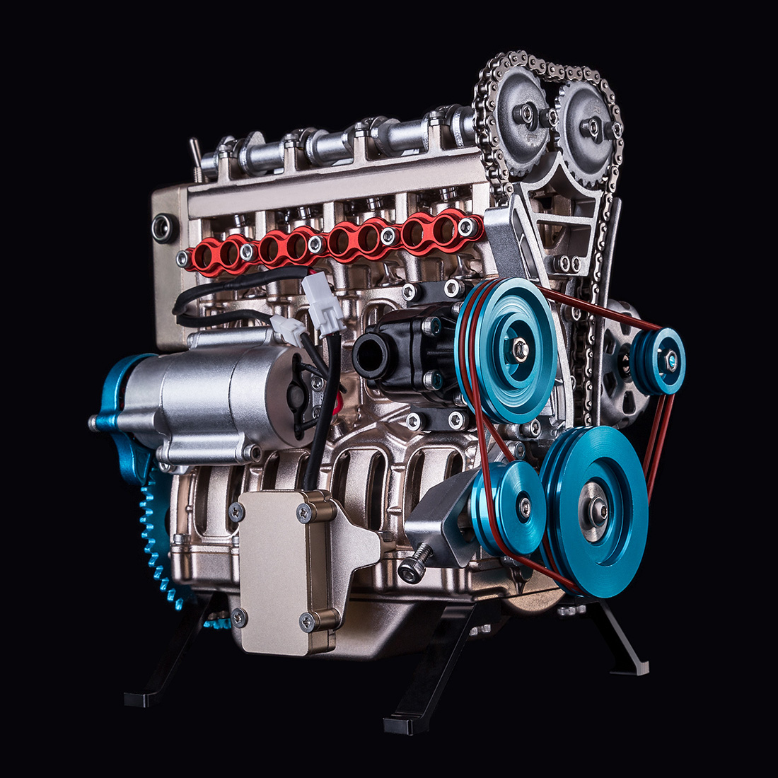 TECHING Metal Four-cylinder En - đánh giá và giá Rc Hobby Tech