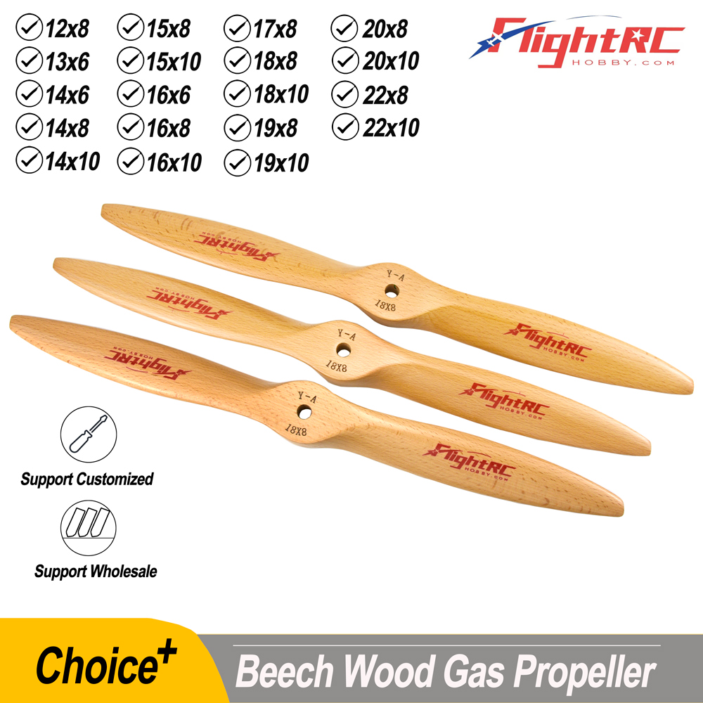 1Pc Wooden Beech Propeller CW  - đánh giá và giá Rc Hobby Tools