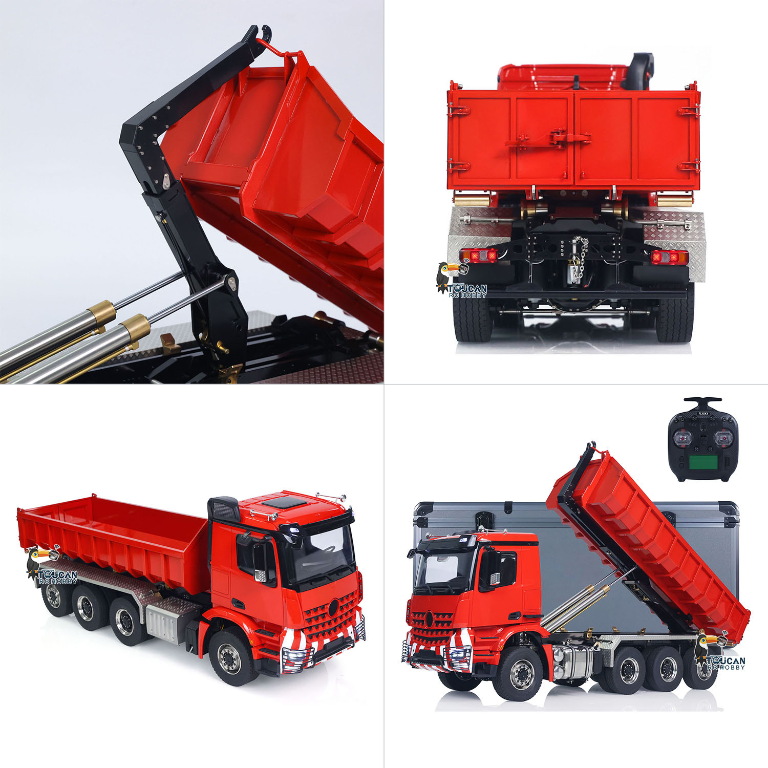 1/14 8x8 RC Hydraulic Full-dum - đánh giá và giá Rc Hobby Dump Truck